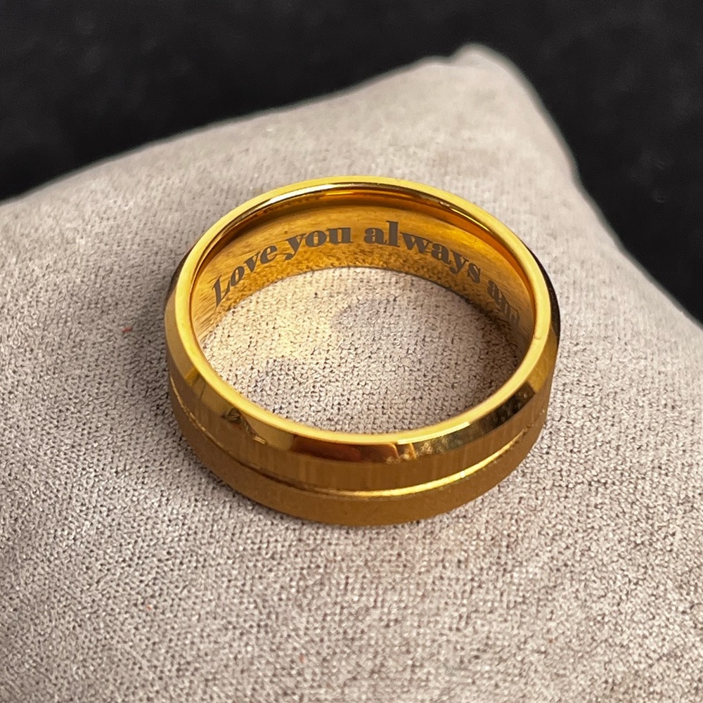 Gold love Ring
